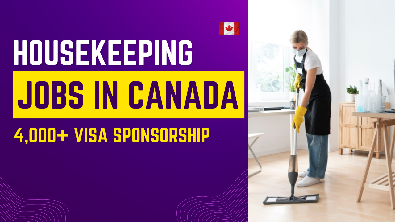 Housekeeping Jobs in Canada With Visa Sponsorship 2024(1)